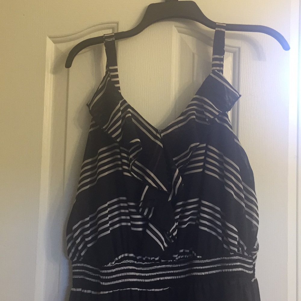 Long flowy with straps dress